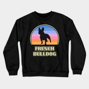 French Bulldog Vintage Sunset Dog Crewneck Sweatshirt